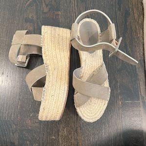 Celine platform espadrilles